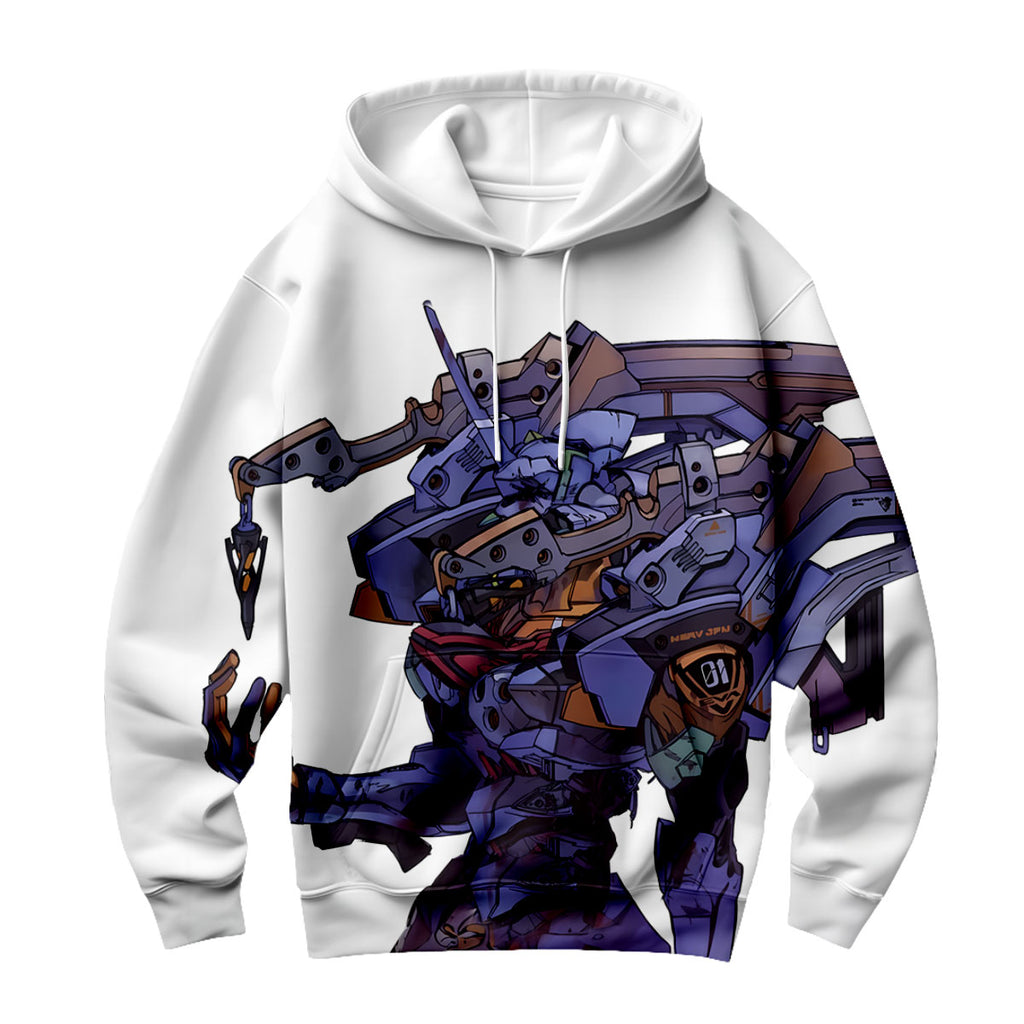 Eva-01 Mecha Dynamic Pose Anime Apparel