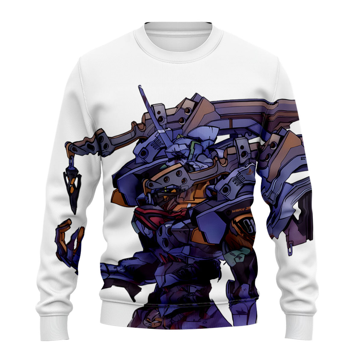 Eva-01 Mecha Dynamic Pose Anime Apparel