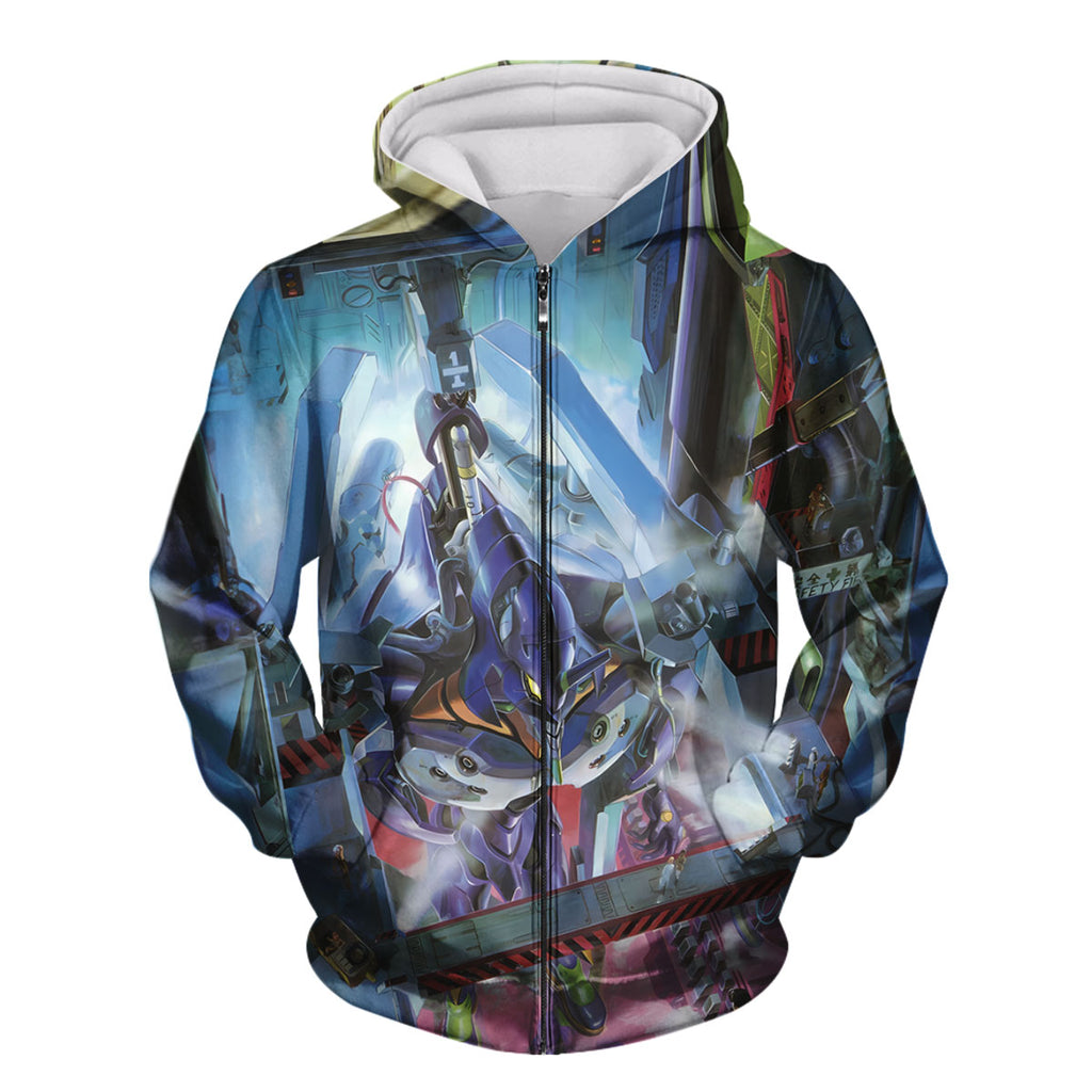 Eva-01 Unit Contained Anime Apparel