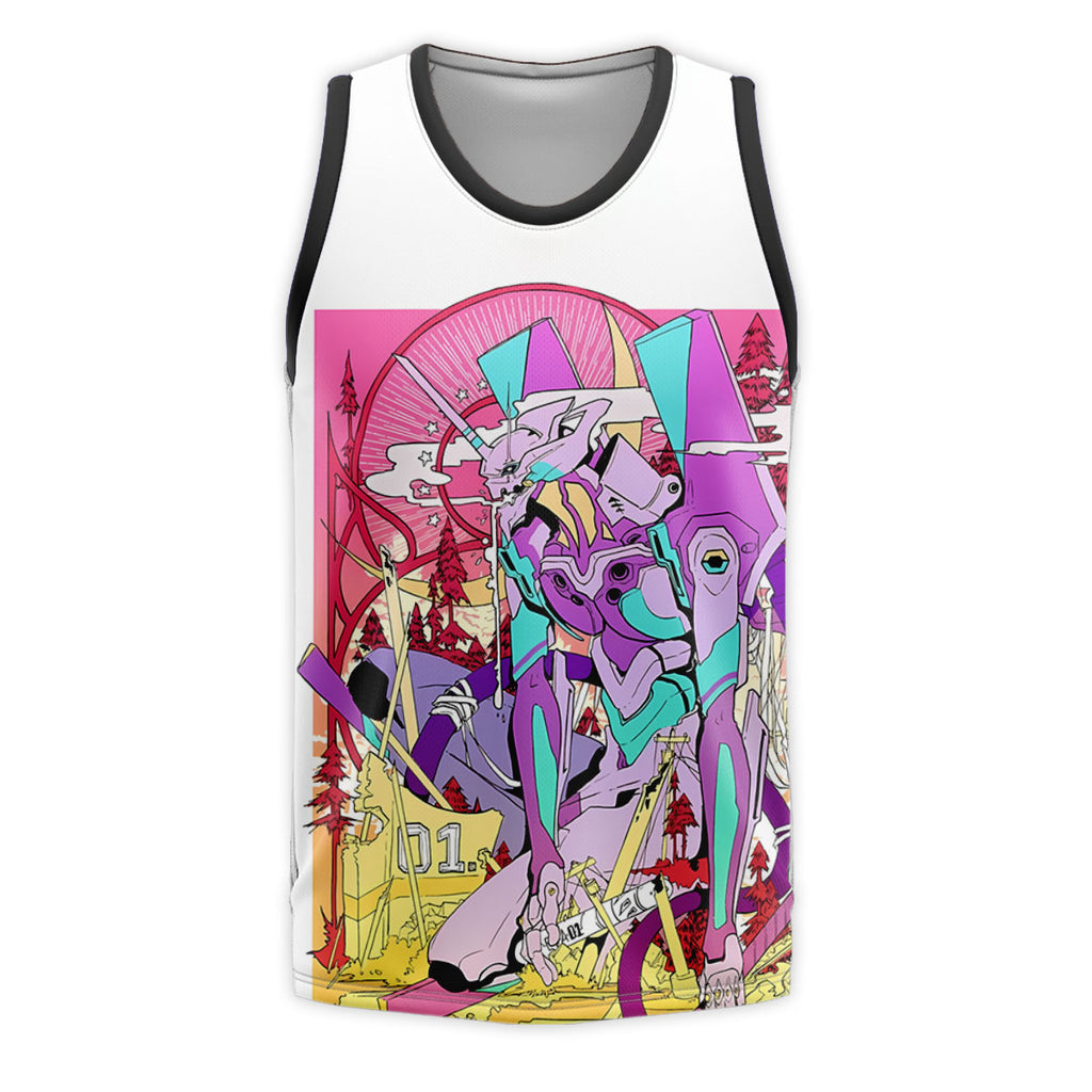Eva Unit-01 Color Artwork Anime Apparel