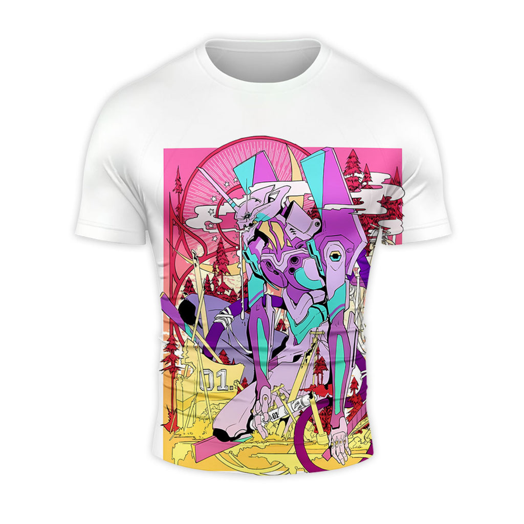 Eva Unit-01 Color Artwork Anime Apparel