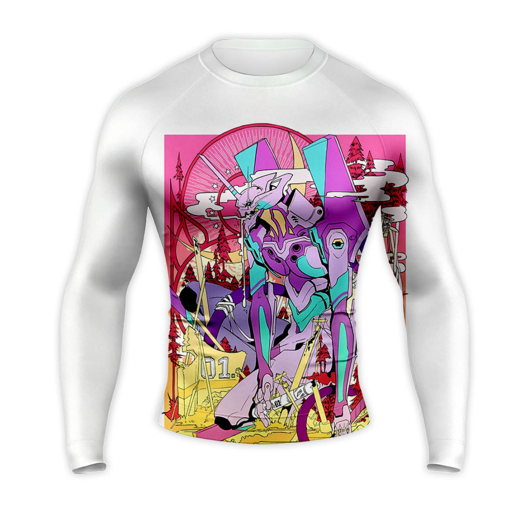 Eva Unit-01 Color Artwork Anime Apparel