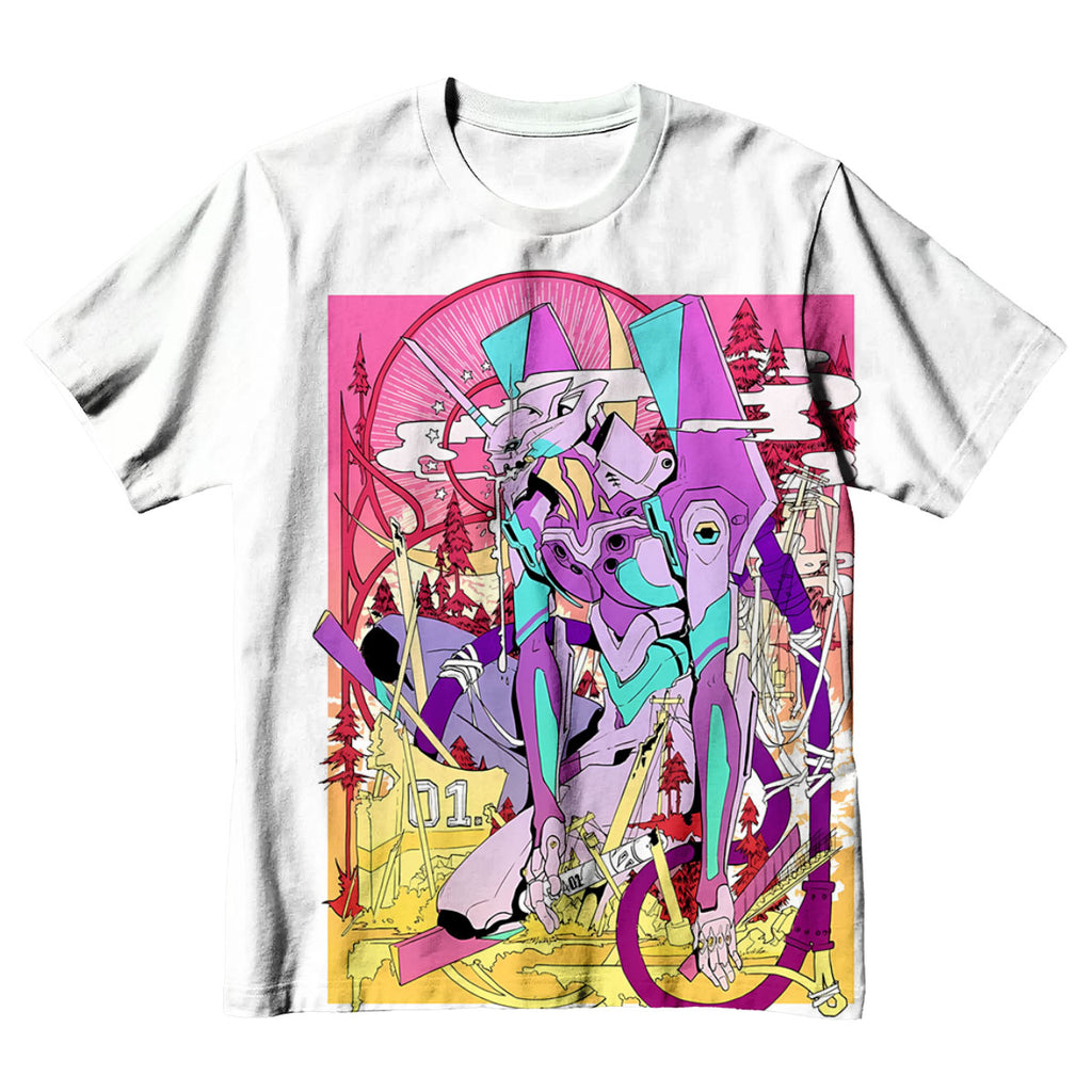 Eva Unit-01 Color Artwork Anime Apparel