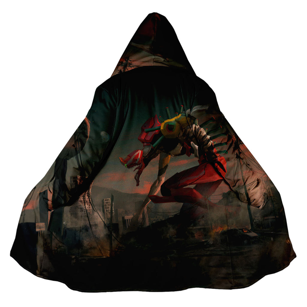 Eva Unit02 Rampaging Through City Anime Apparel