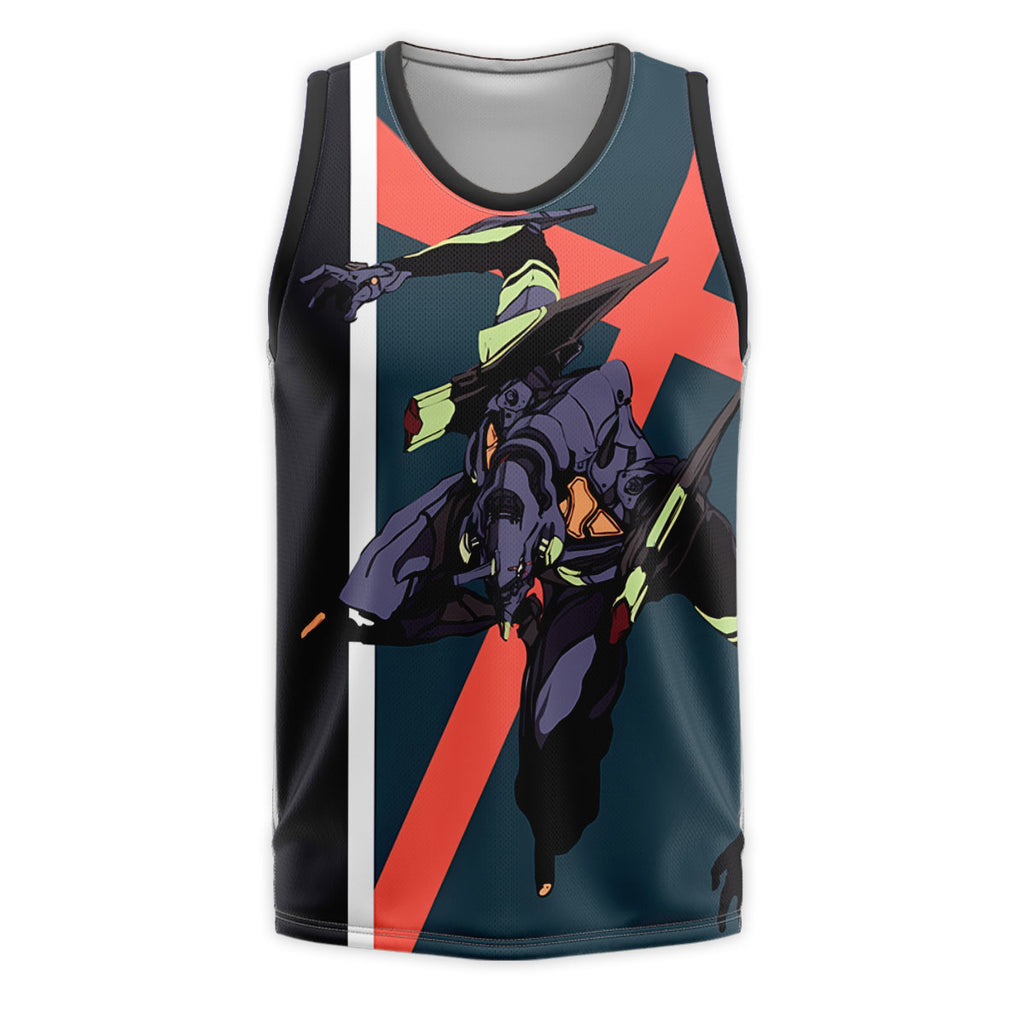 Eva01 Unit01 Dynamic Combat Pose Anime Apparel