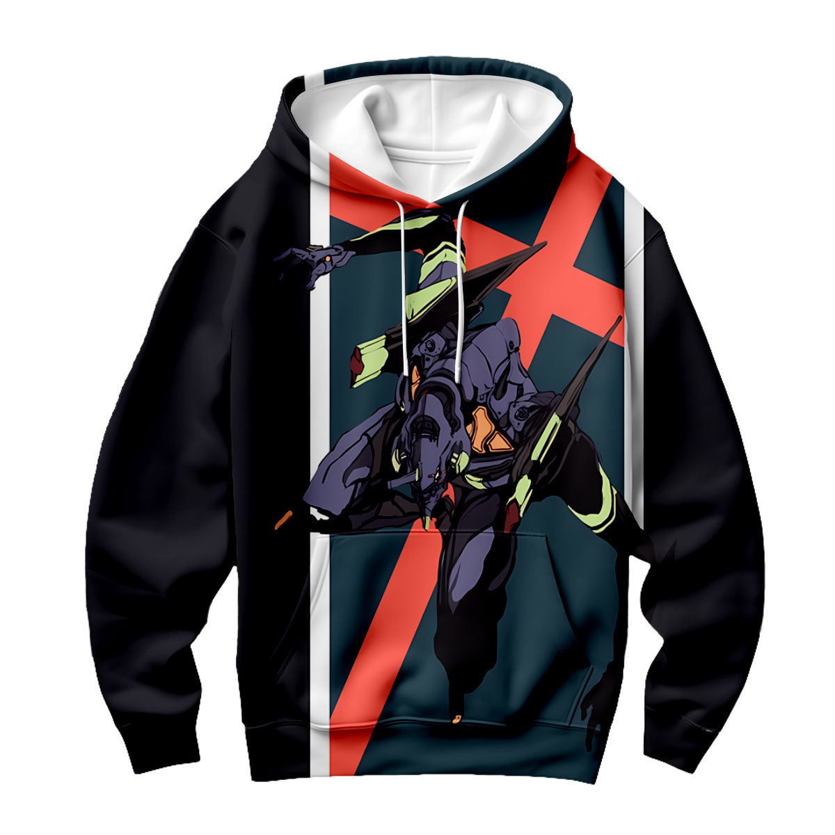 Eva01 Unit01 Dynamic Combat Pose Anime Apparel