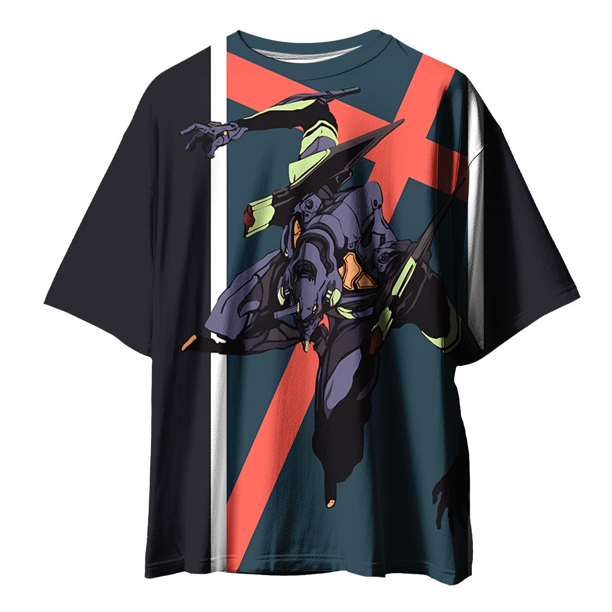 Eva01 Unit01 Dynamic Combat Pose Anime Apparel