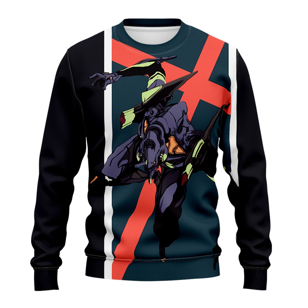 Eva01 Unit01 Dynamic Combat Pose Anime Apparel