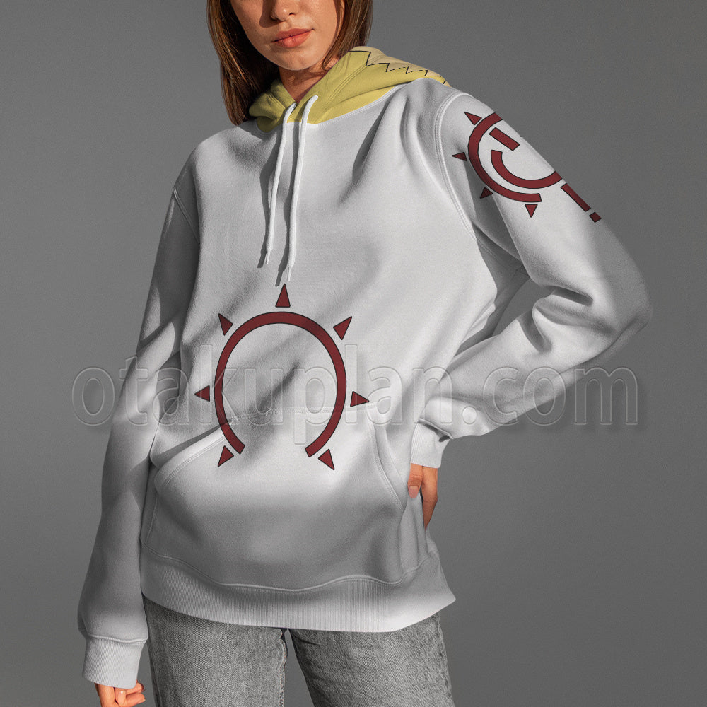 Anime Haumea Whtie Cosplay Hoodie