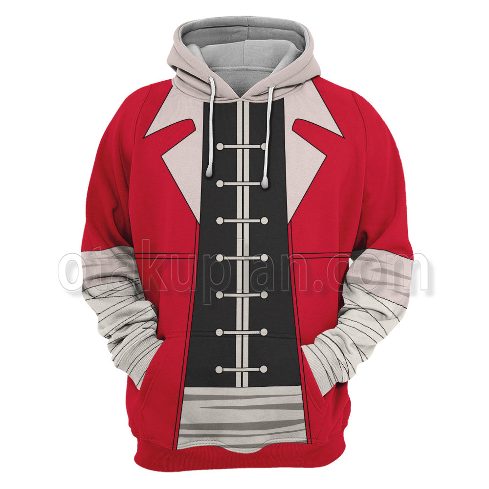 Frieren Stark Red Clothing Cosplay Hoodie