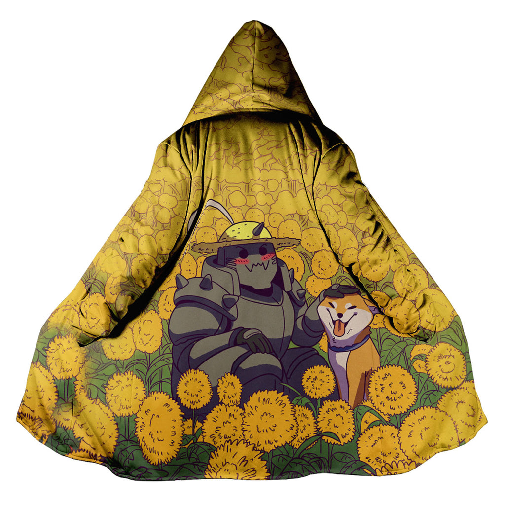 Fullmetal Alchemist Alphonse Dog Flower Field Anime Apparel