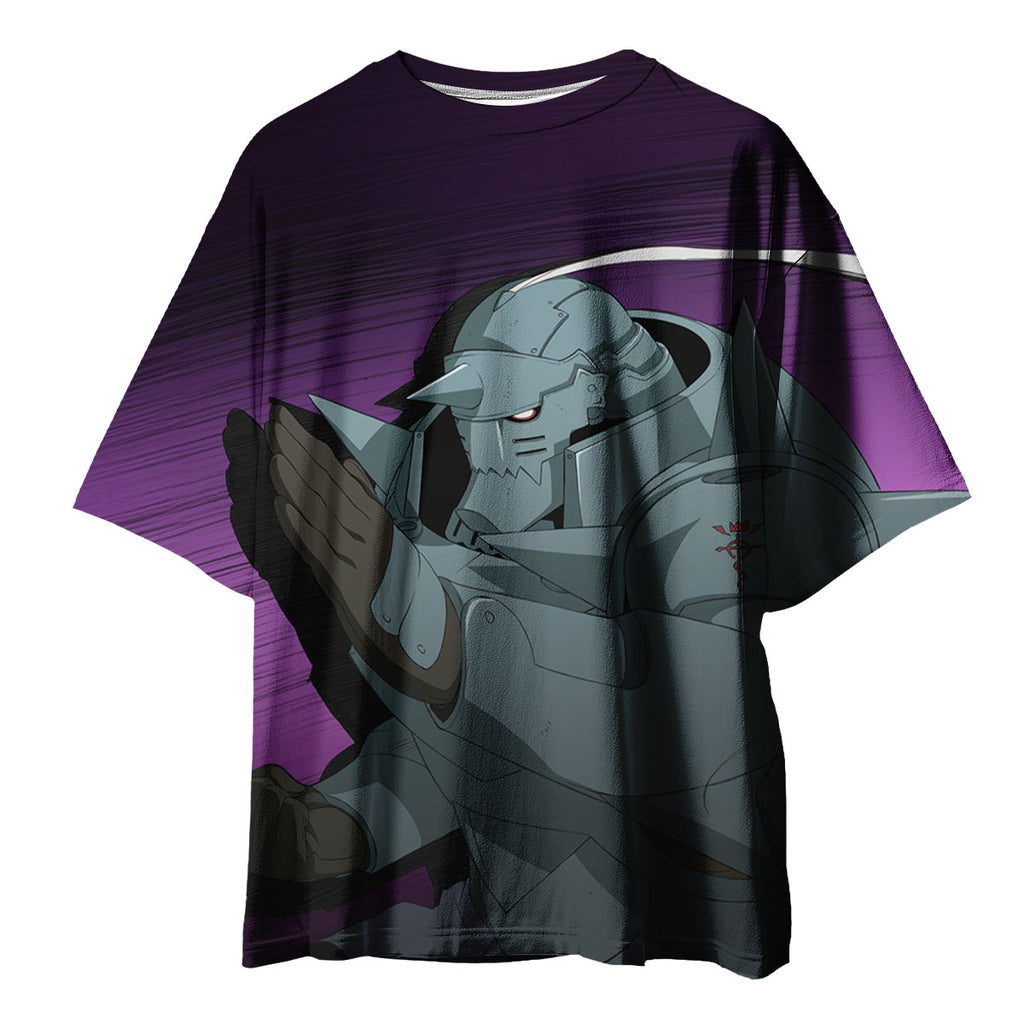 Fullmetal Alchemist Alphonse Elric Armored Combat Anime Apparel