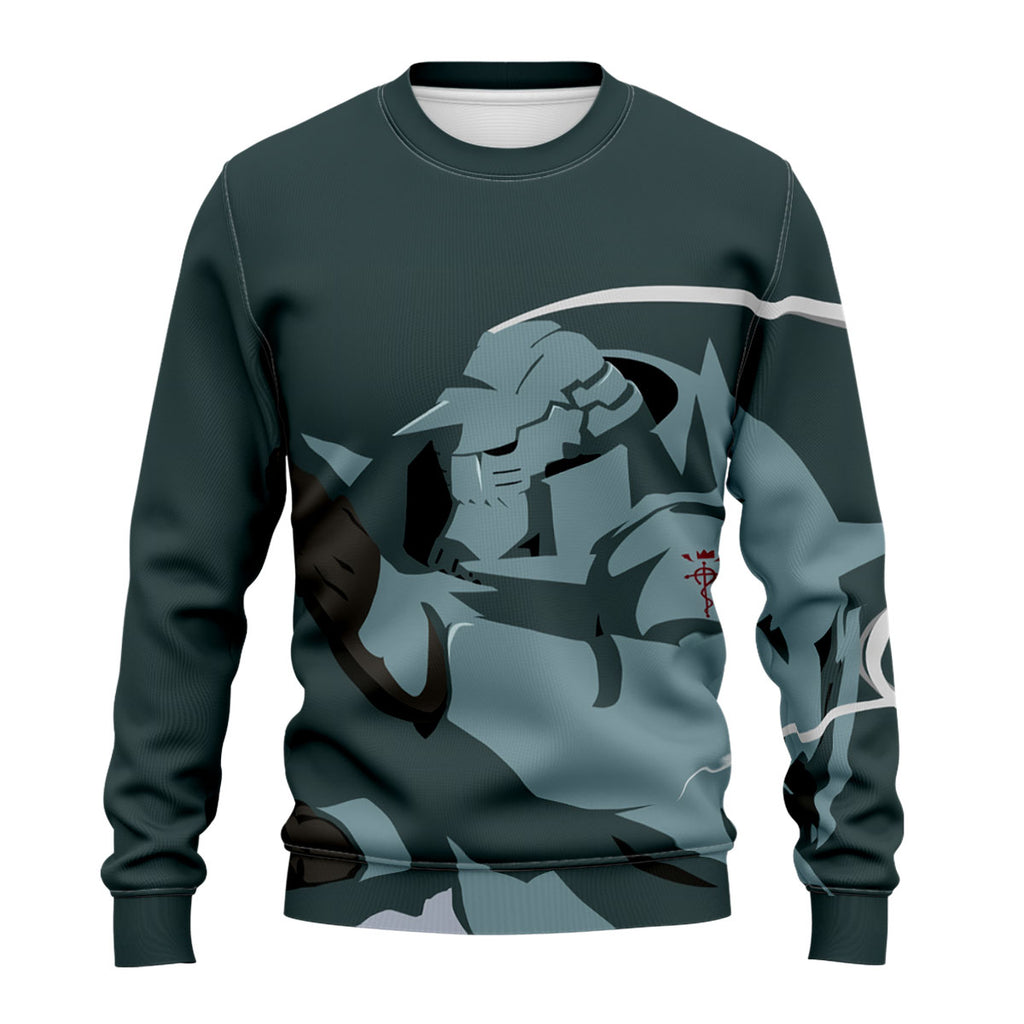 Fullmetal Alchemist Alphonse Elric Armored Pose Anime Apparel