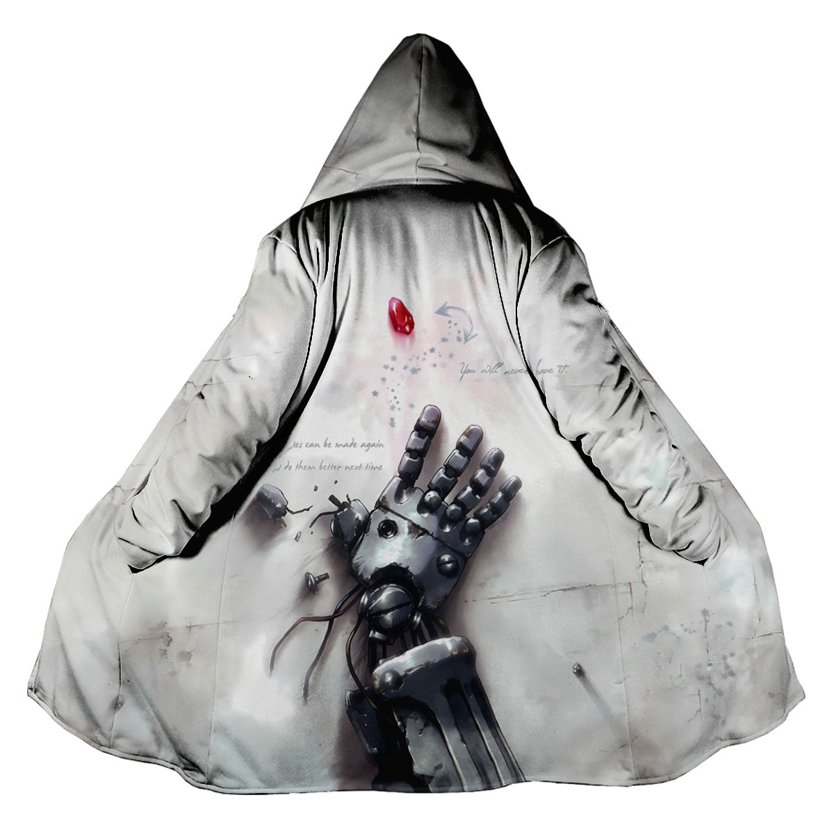 Fullmetal Alchemist Automail Arm Battle Damaged Anime Apparel