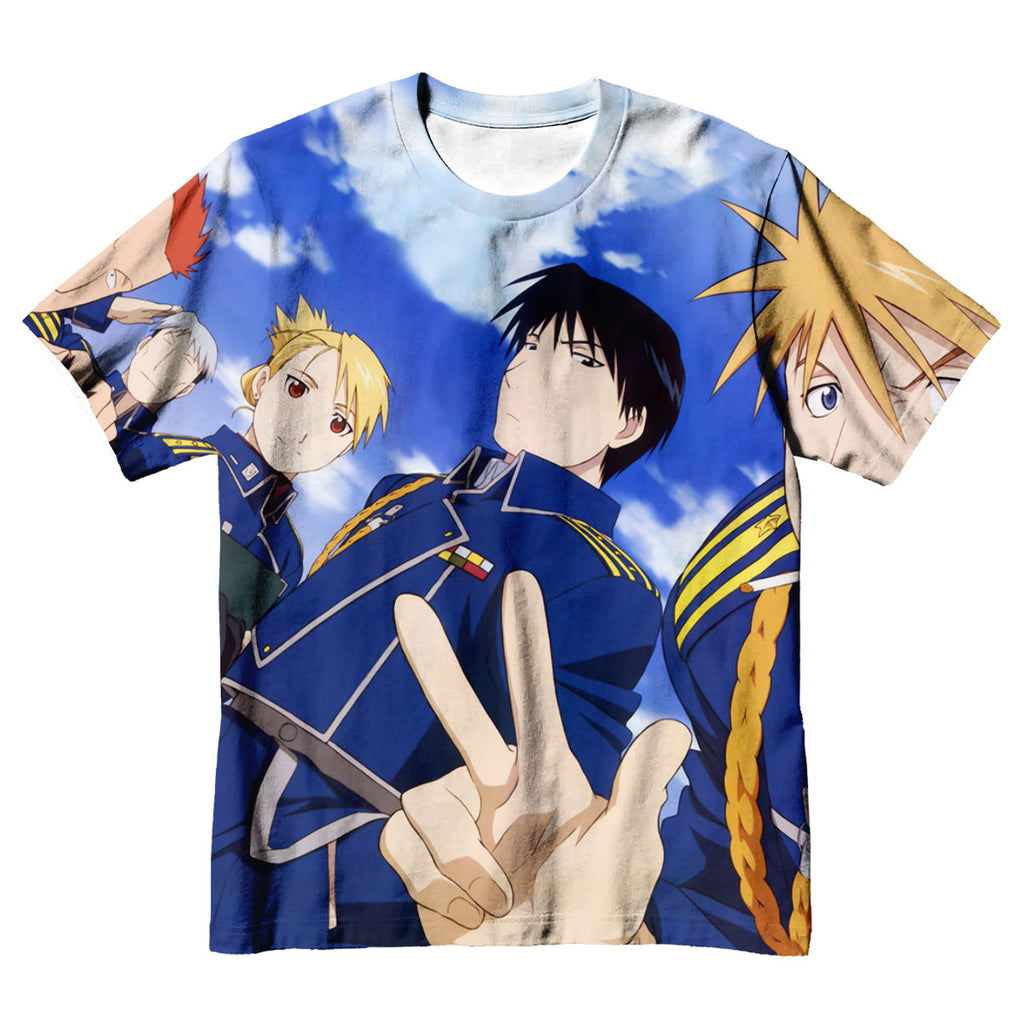 Fullmetal Alchemist Battle Soldier Squad Anime Apparel