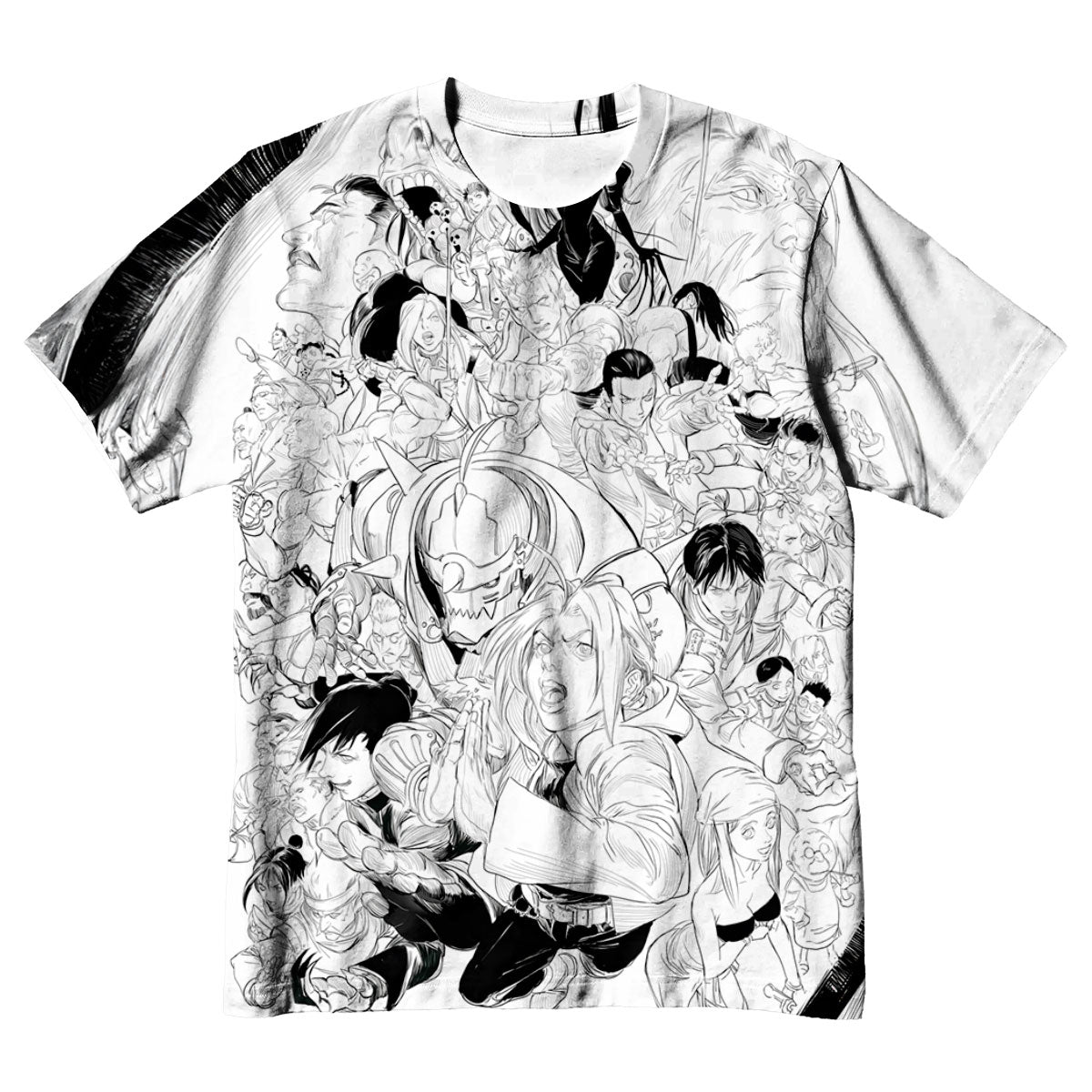 Fullmetal Alchemist Character Group Artwork Anime Apparel