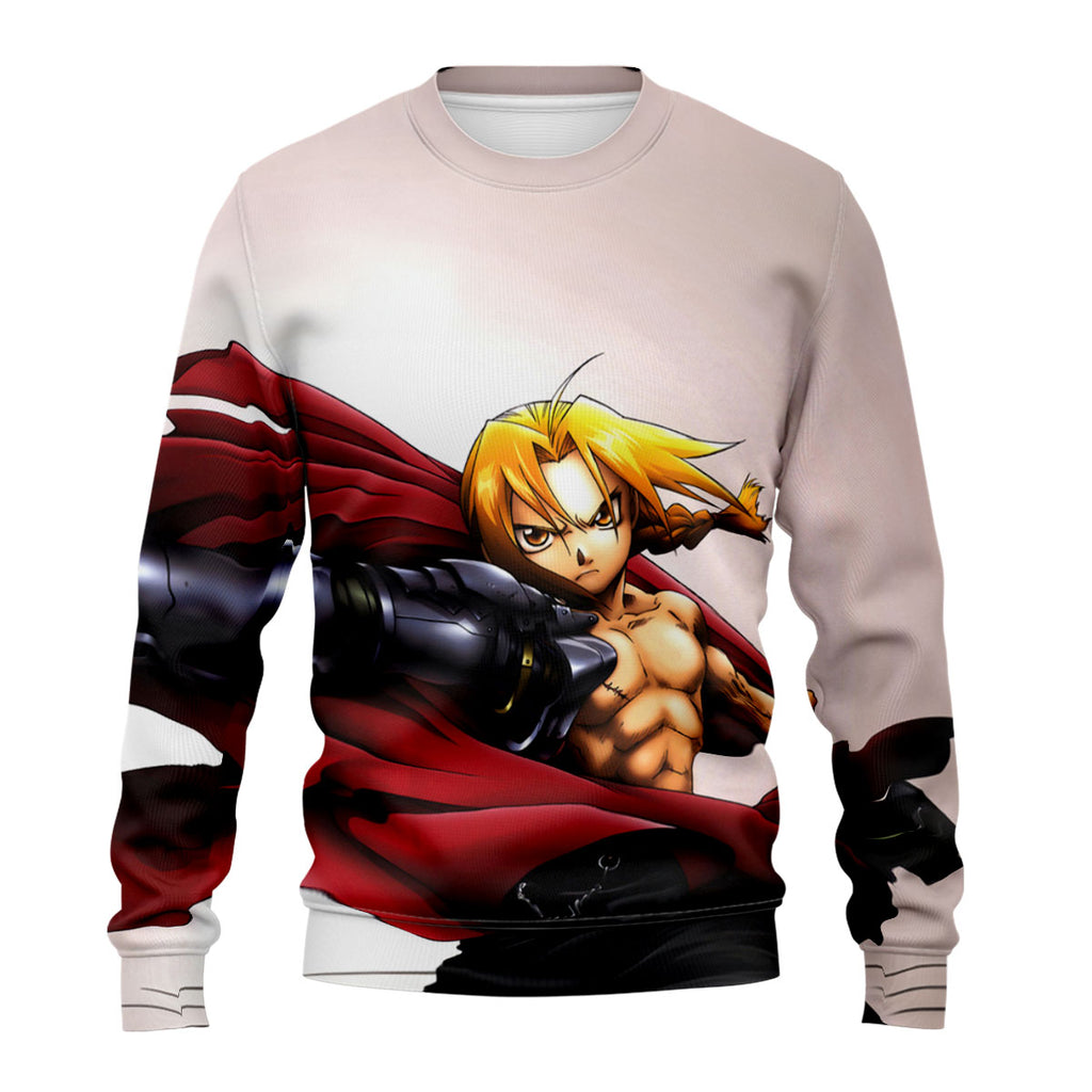 Fullmetal Alchemist Ed Elric Combat Pose Anime Apparel