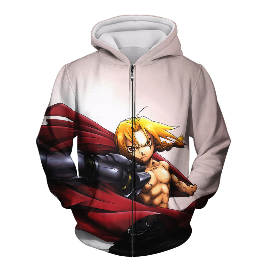 Fullmetal Alchemist Ed Elric Combat Pose Anime Apparel