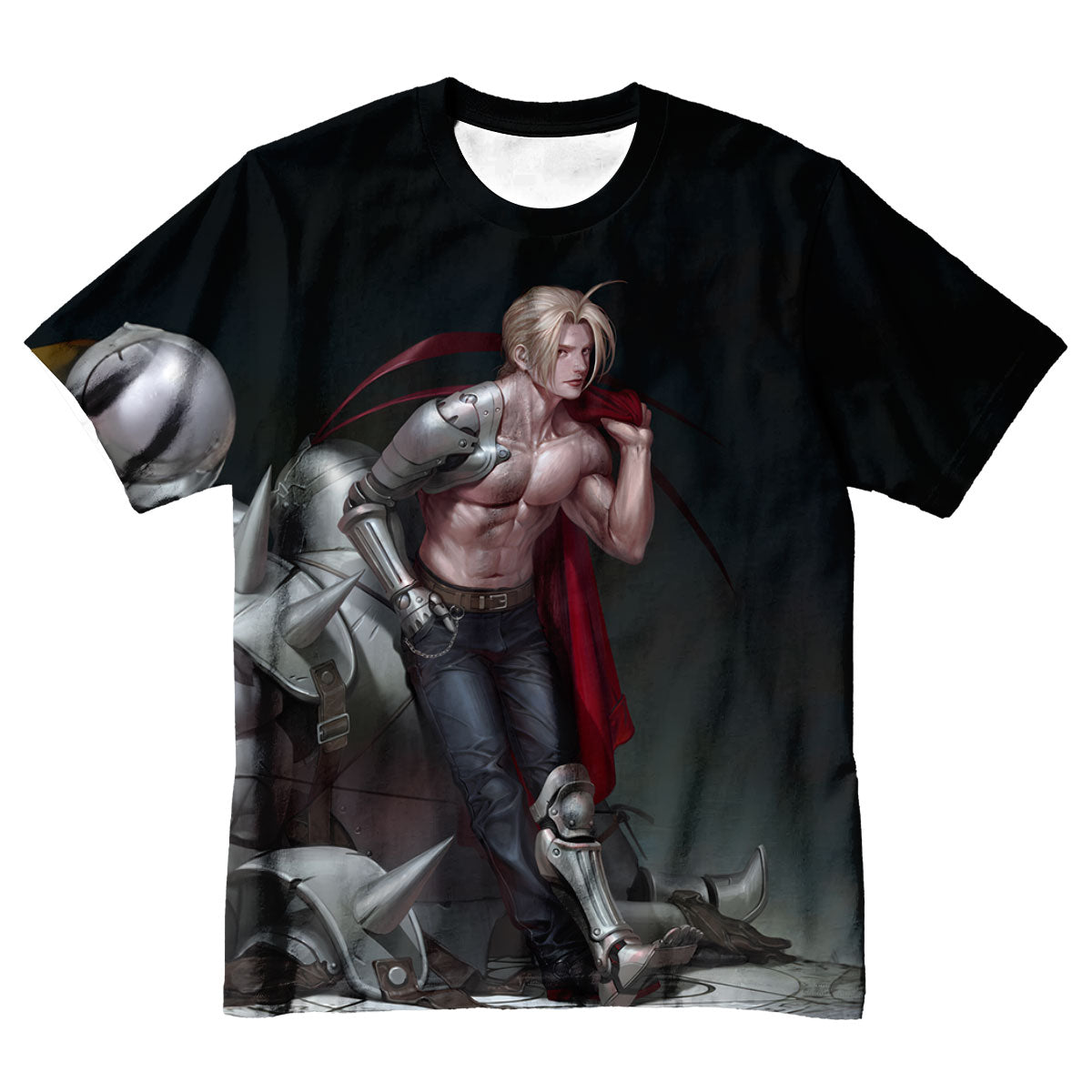 Fullmetal Alchemist Ed Shirtless Armored Anime Apparel