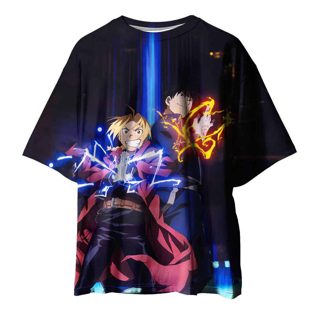 Fullmetal Alchemist Edward Alphonse Alchemy Combat Anime Apparel