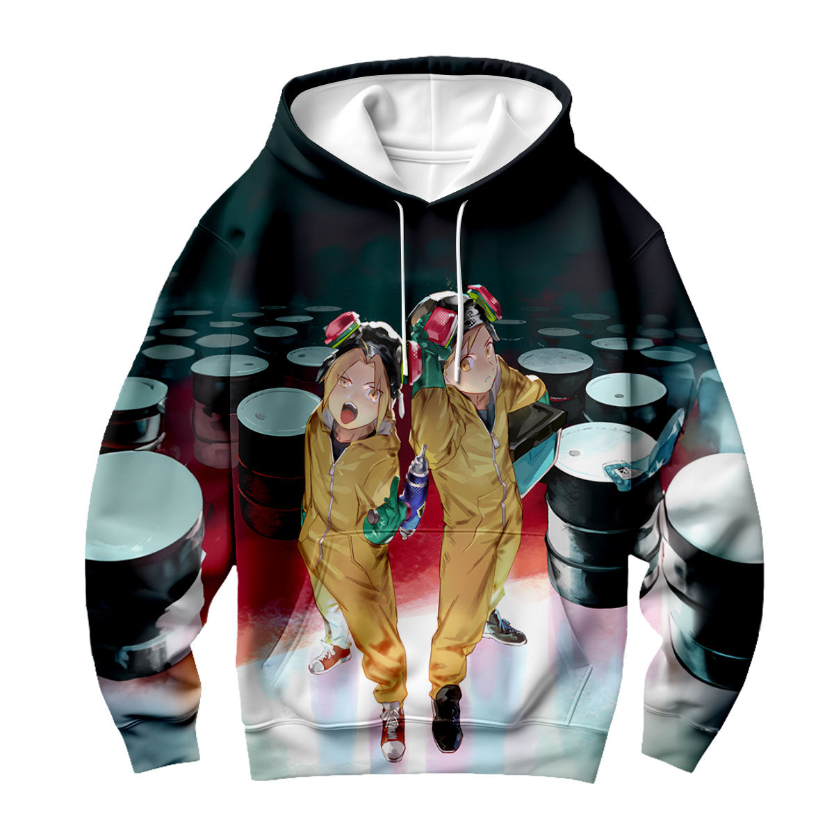 Fullmetal Alchemist Edward Alphonse Barrel Surrounded Anime Apparel
