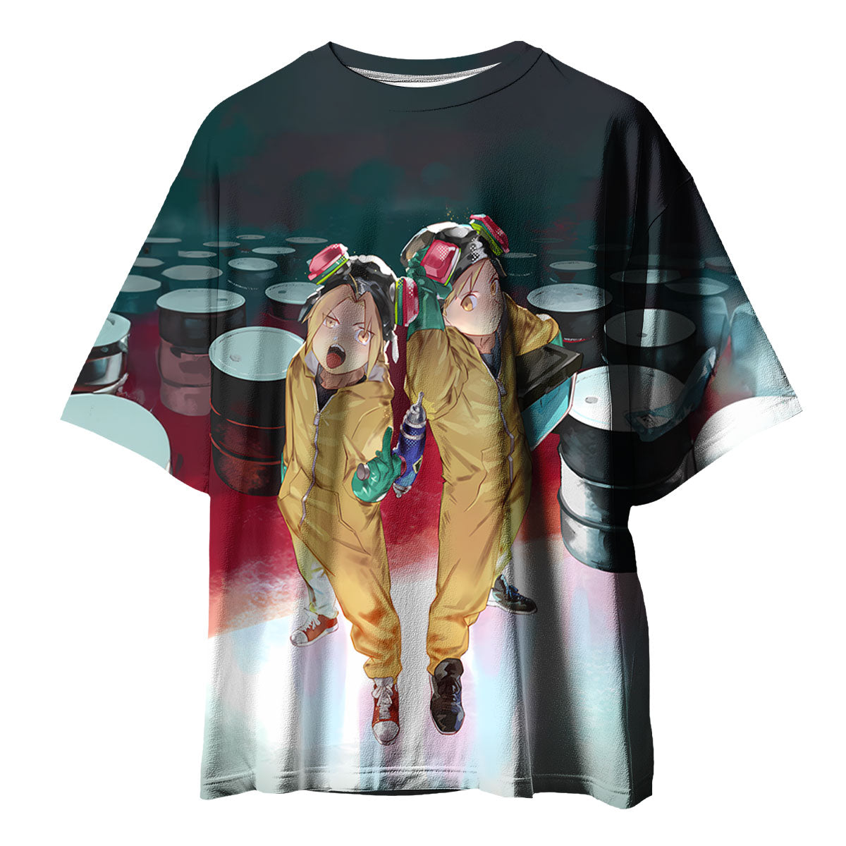 Fullmetal Alchemist Edward Alphonse Barrel Surrounded Anime Apparel