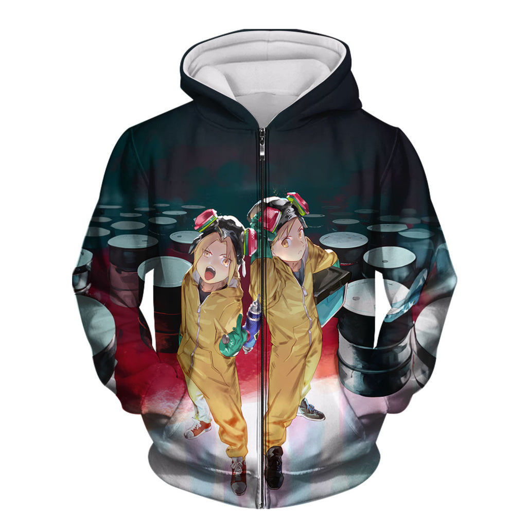 Fullmetal Alchemist Edward Alphonse Barrel Surrounded Anime Apparel