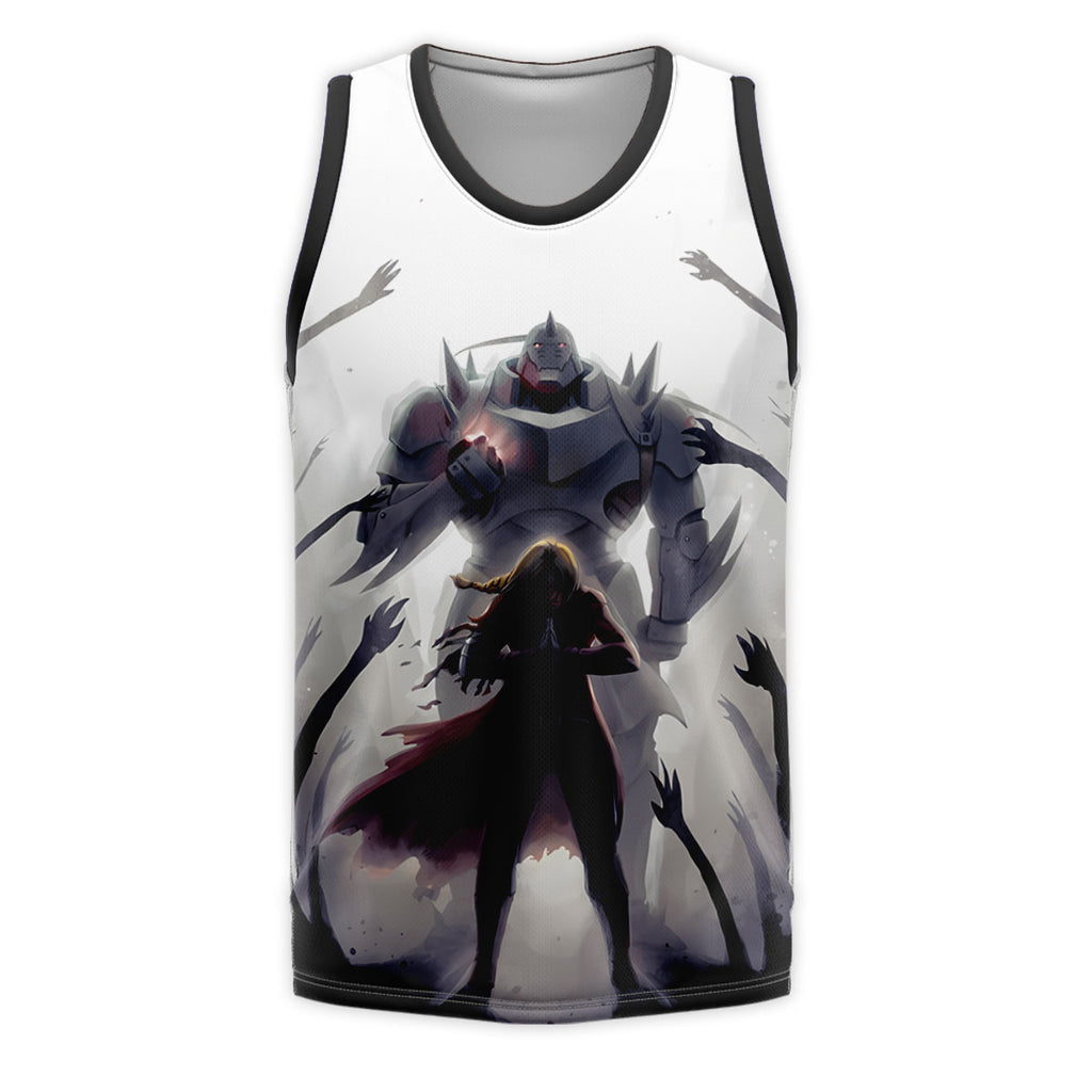 Fullmetal Alchemist Edward Alphonse Battling Darkness Anime Apparel