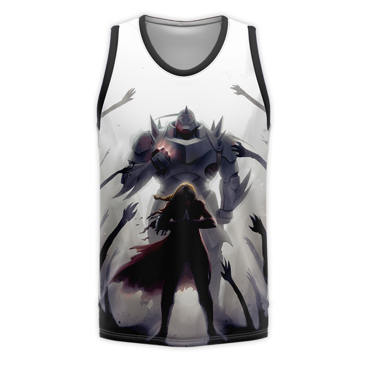 Fullmetal Alchemist Edward Alphonse Battling Darkness Anime Apparel