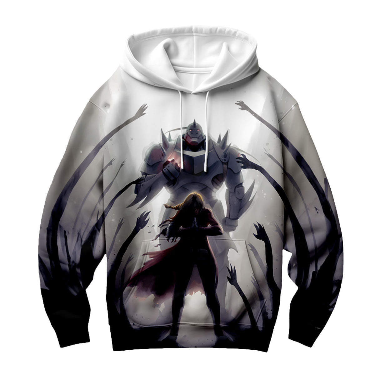 Fullmetal Alchemist Edward Alphonse Battling Darkness Anime Apparel
