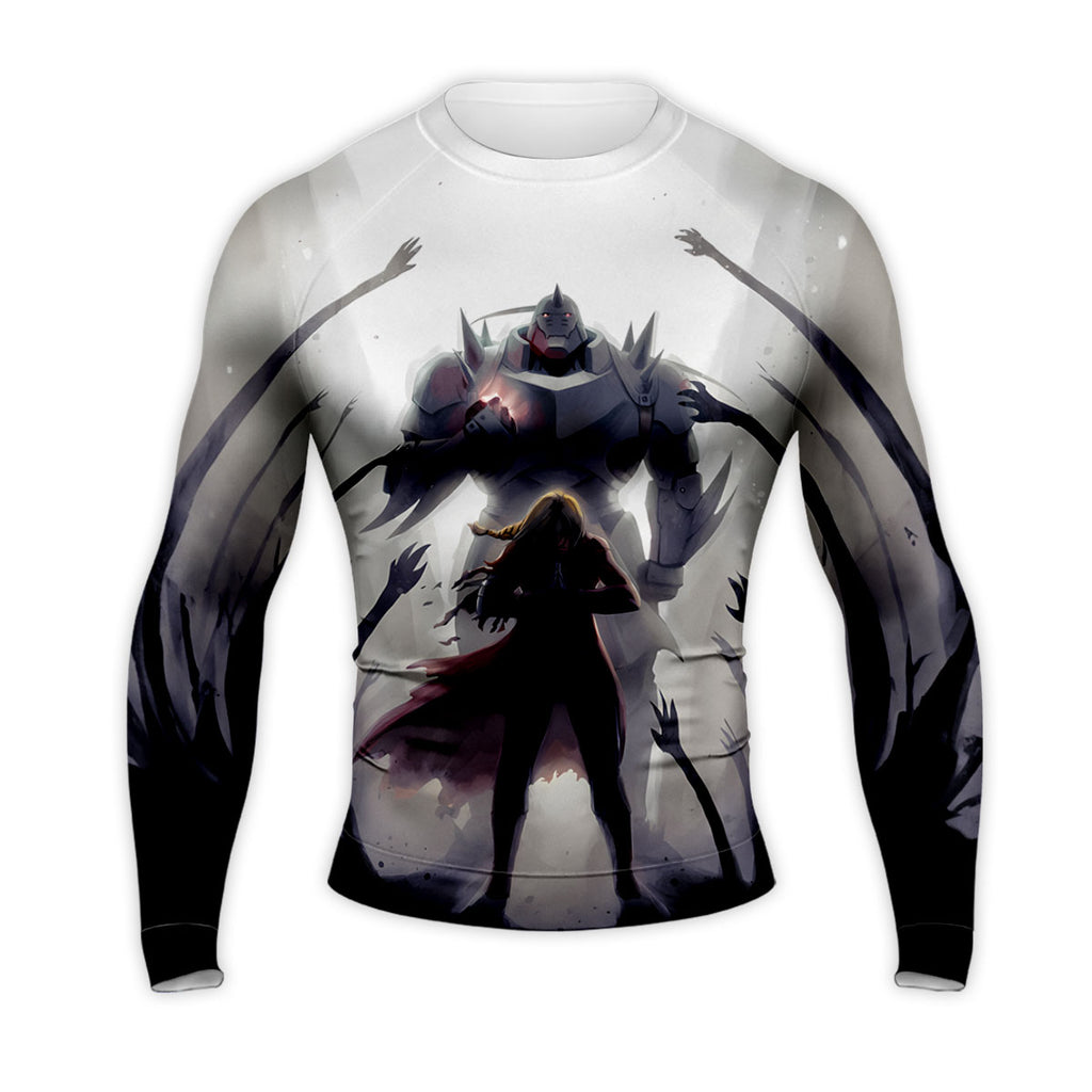 Fullmetal Alchemist Edward Alphonse Battling Darkness Anime Apparel