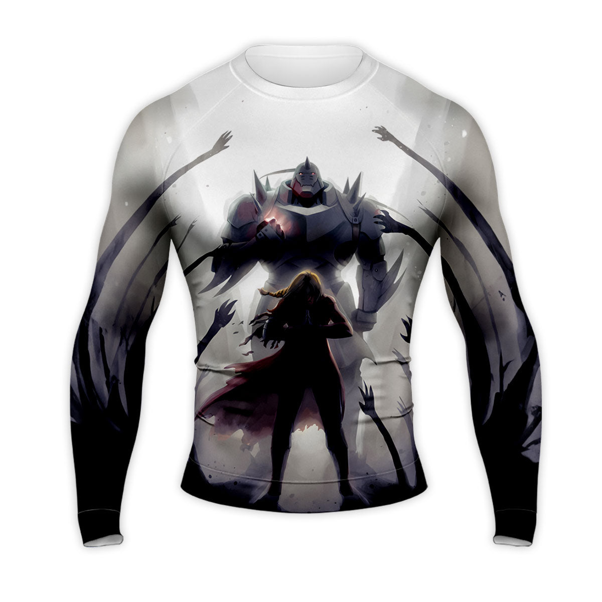 Fullmetal Alchemist Edward Alphonse Battling Darkness Anime Apparel