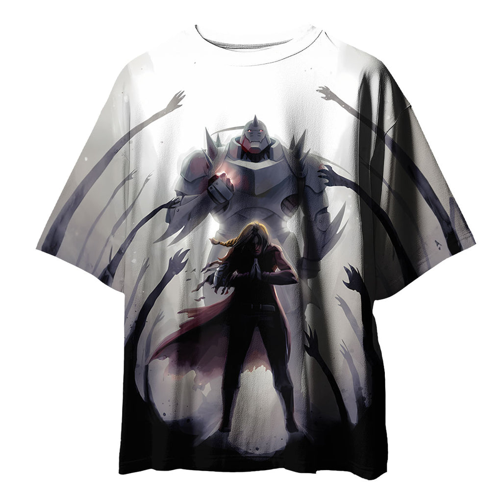 Fullmetal Alchemist Edward Alphonse Battling Darkness Anime Apparel