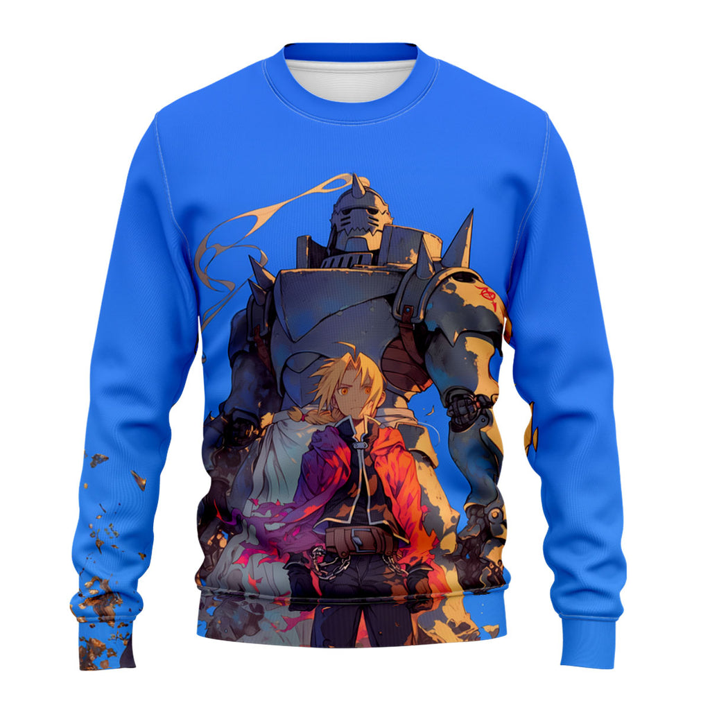 Fullmetal Alchemist Edward Alphonse Brothers Together Anime Apparel