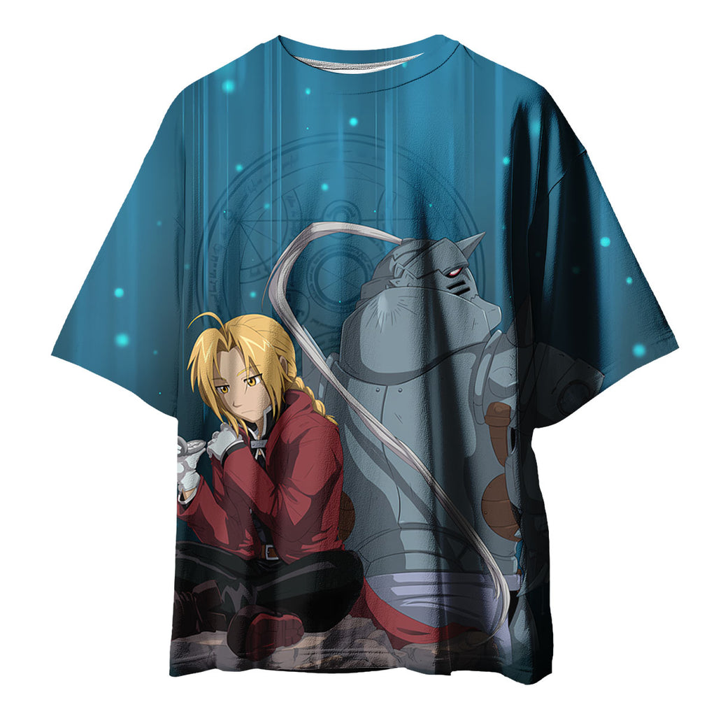 Fullmetal Alchemist Edward Alphonse Sitting Anime Apparel
