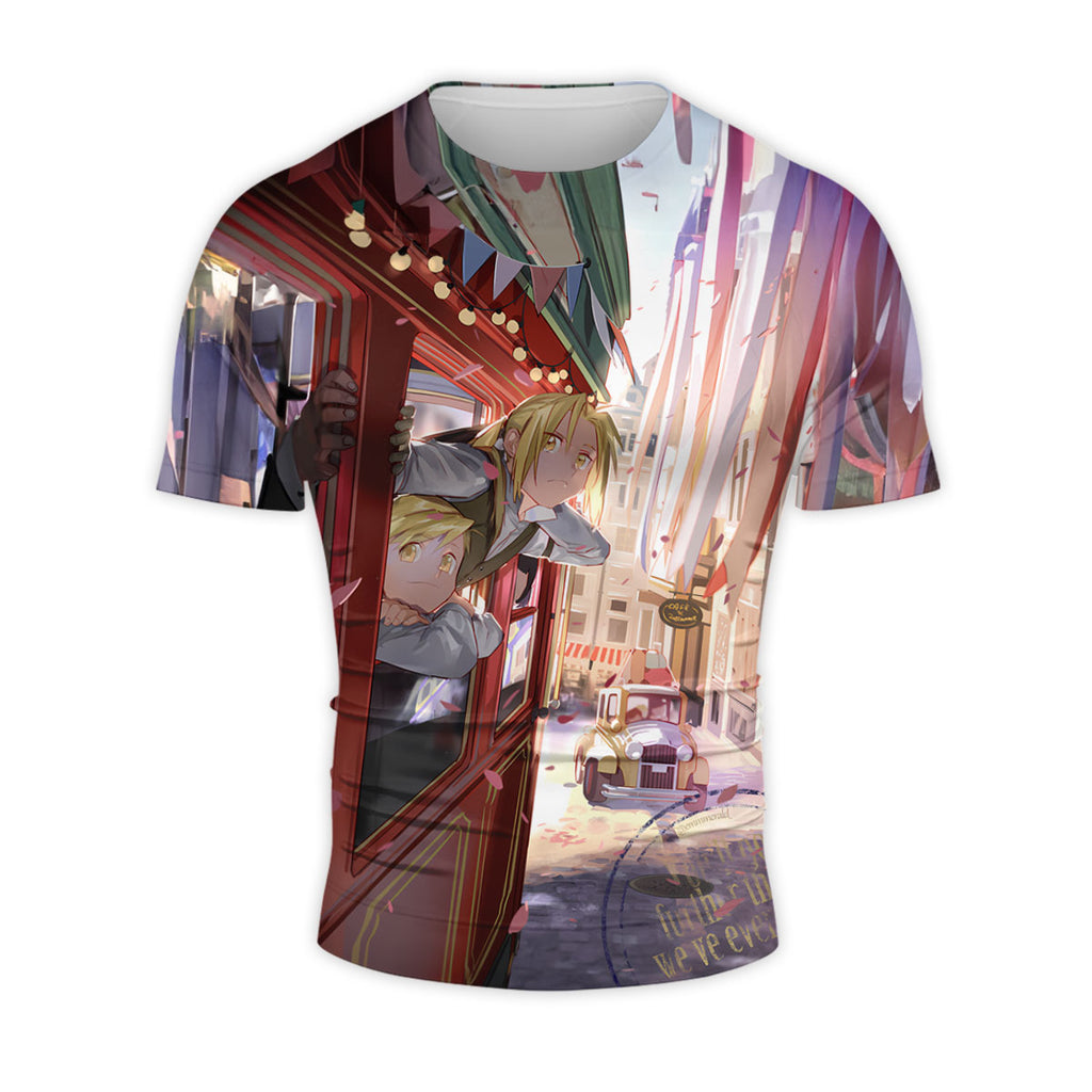 Fullmetal Alchemist Edward Alphonse Train Anime Apparel