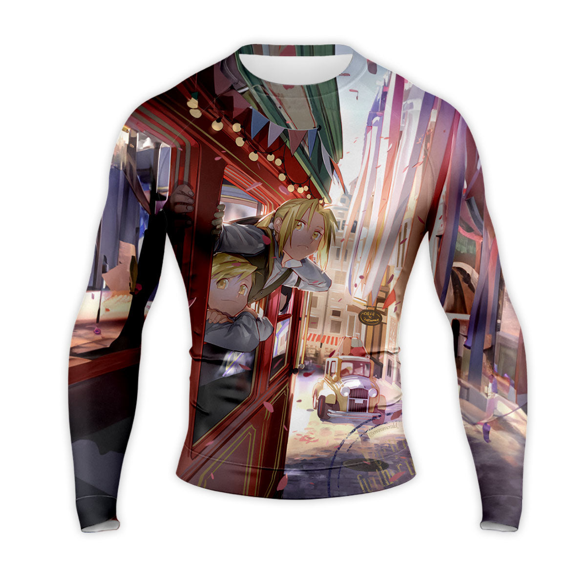 Fullmetal Alchemist Edward Alphonse Train Anime Apparel