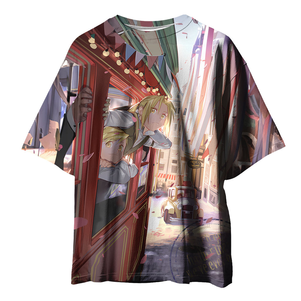 Fullmetal Alchemist Edward Alphonse Train Anime Apparel