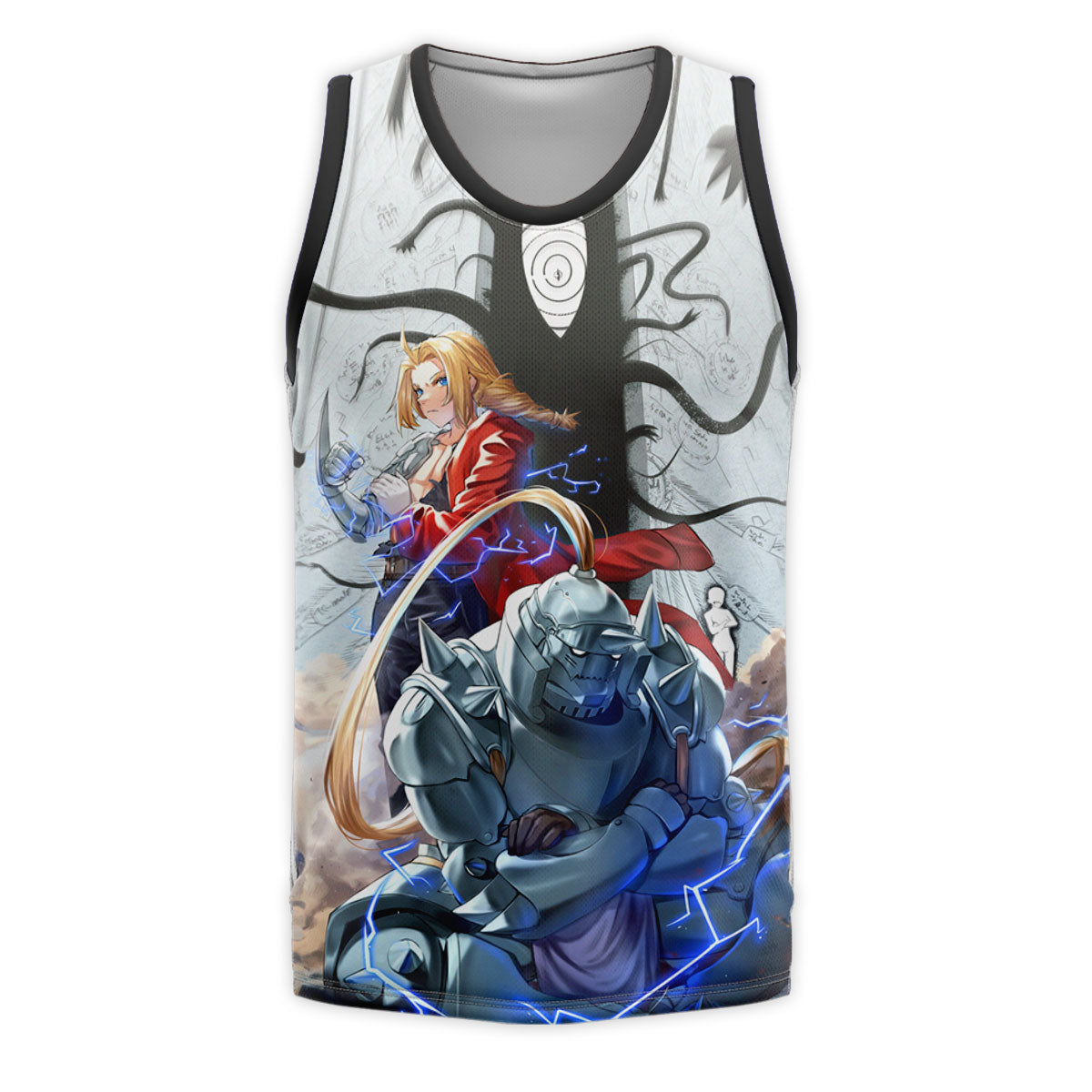 Fullmetal Alchemist Edward Alphonse Truth Gate Rescue Anime Apparel