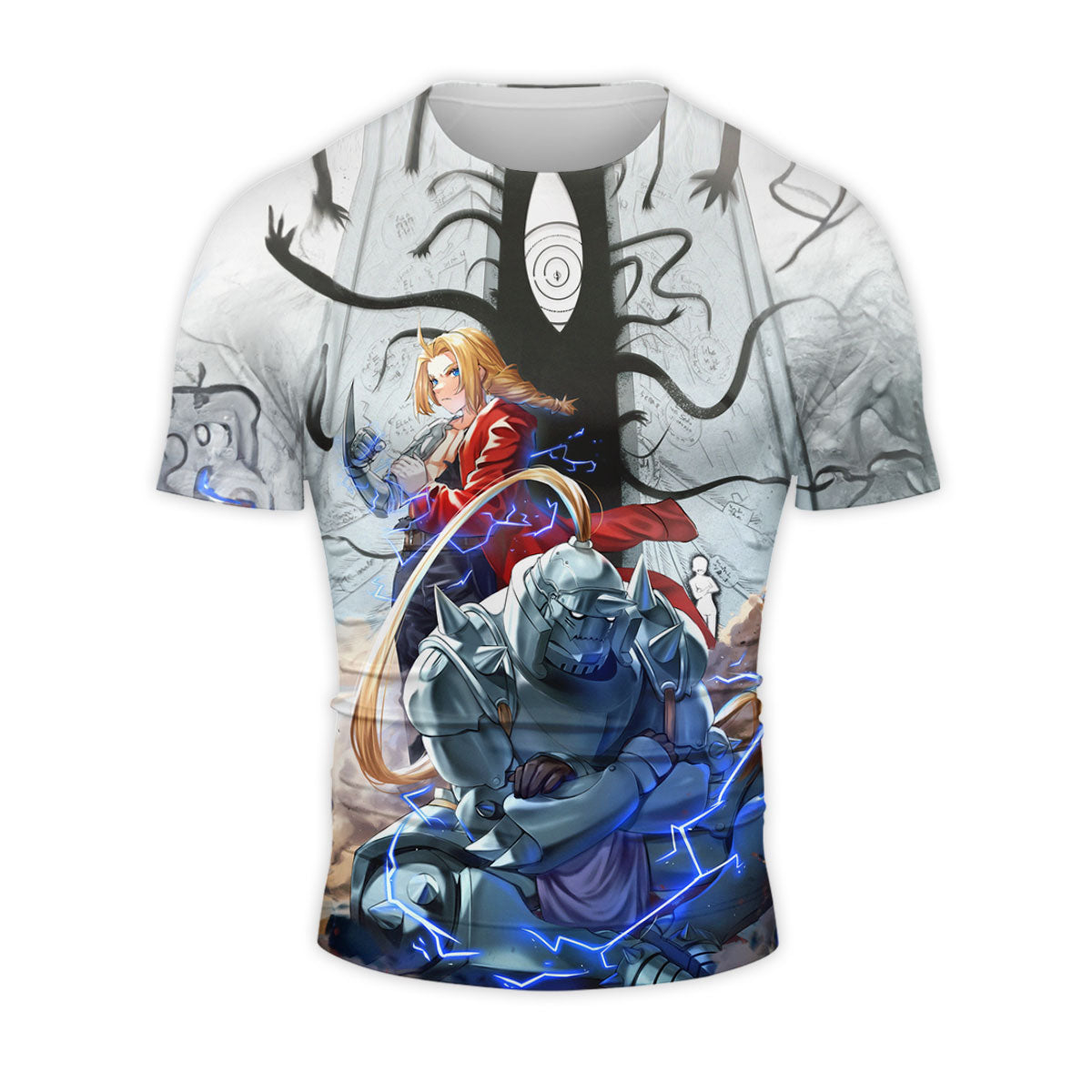 Fullmetal Alchemist Edward Alphonse Truth Gate Rescue Anime Apparel