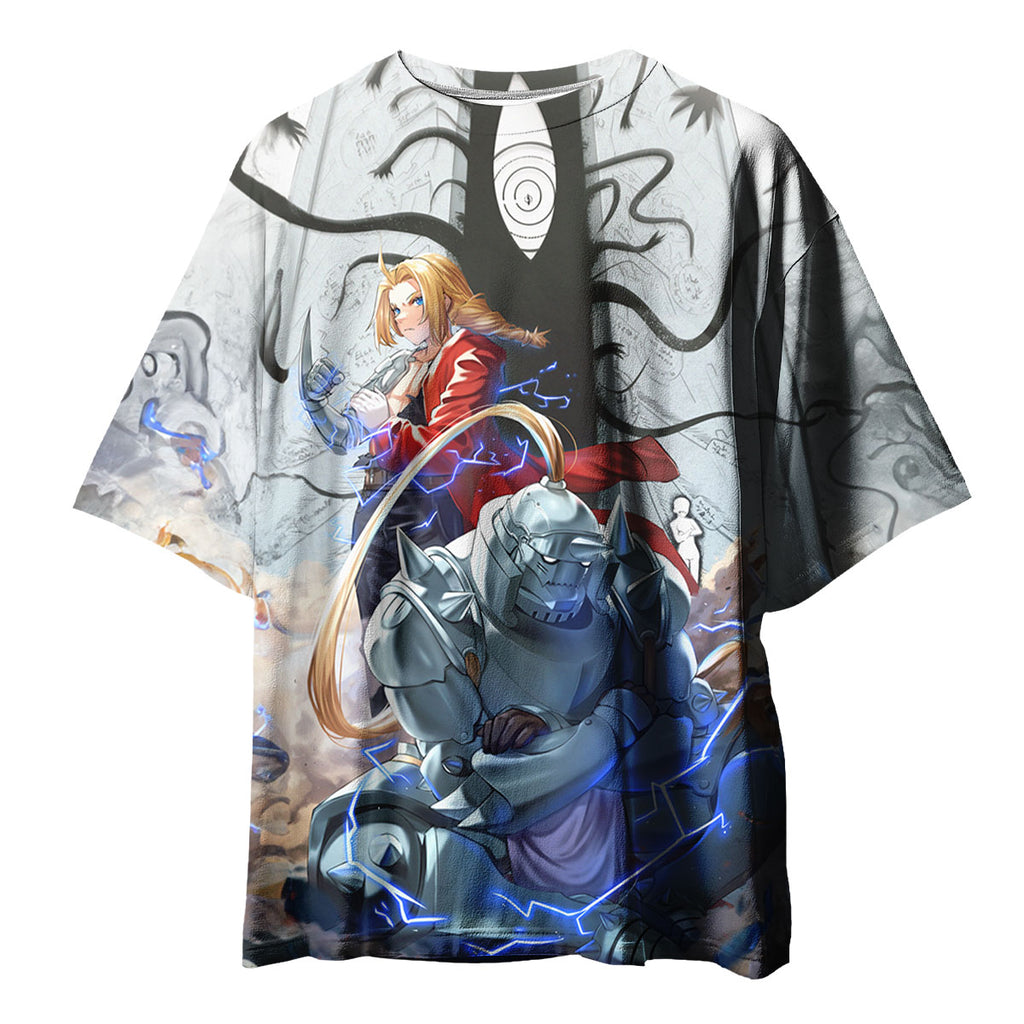 Fullmetal Alchemist Edward Alphonse Truth Gate Rescue Anime Apparel