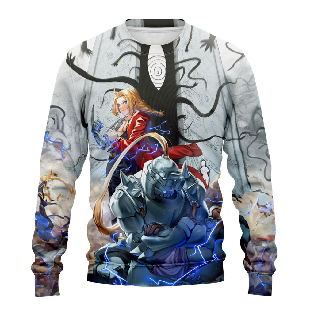Fullmetal Alchemist Edward Alphonse Truth Gate Rescue Anime Apparel