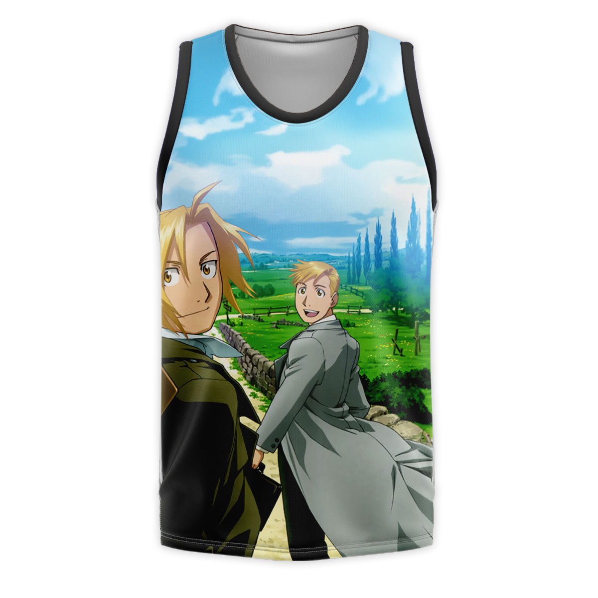 Fullmetal Alchemist Edward Alphonse Walking Path Anime Apparel
