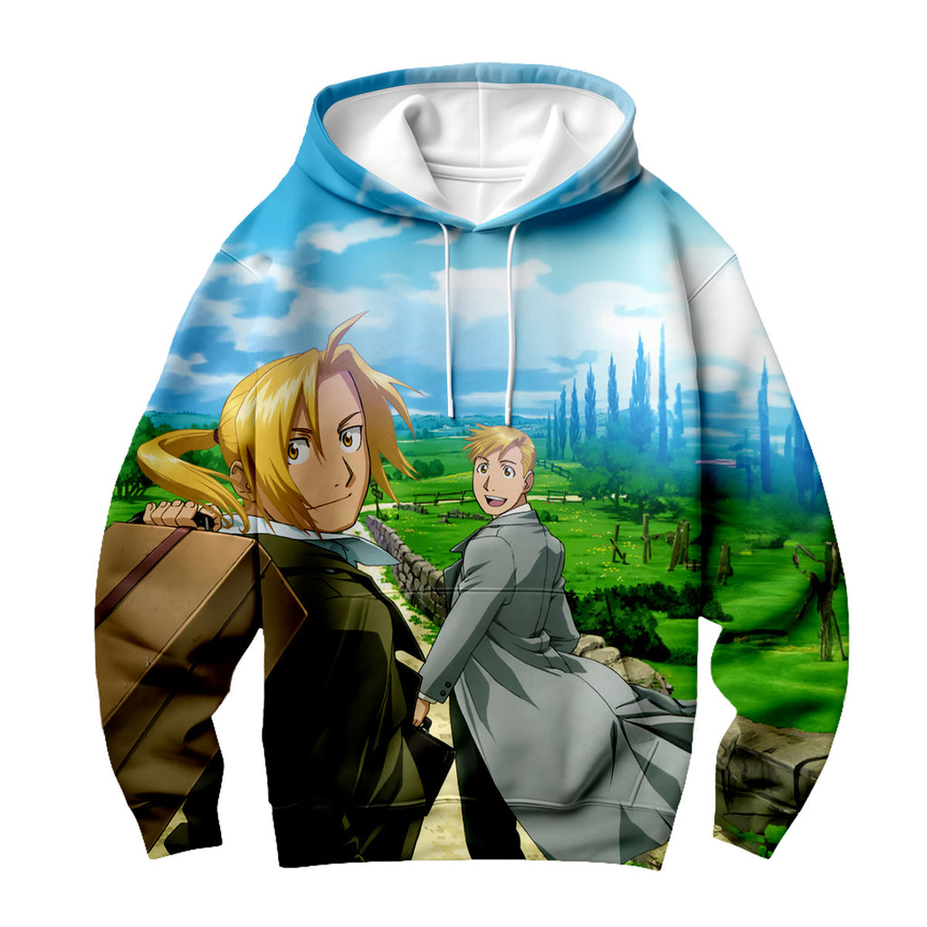 Fullmetal Alchemist Edward Alphonse Walking Path Anime Apparel
