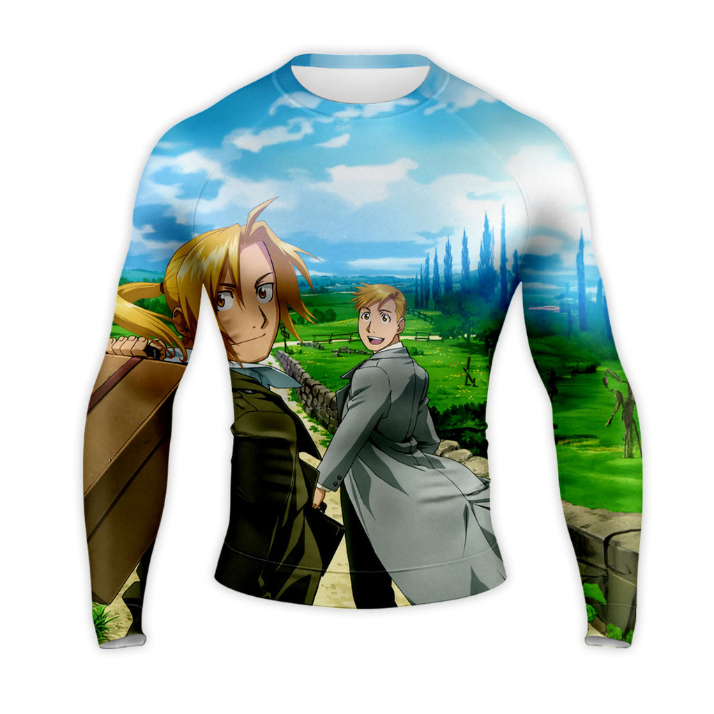 Fullmetal Alchemist Edward Alphonse Walking Path Anime Apparel