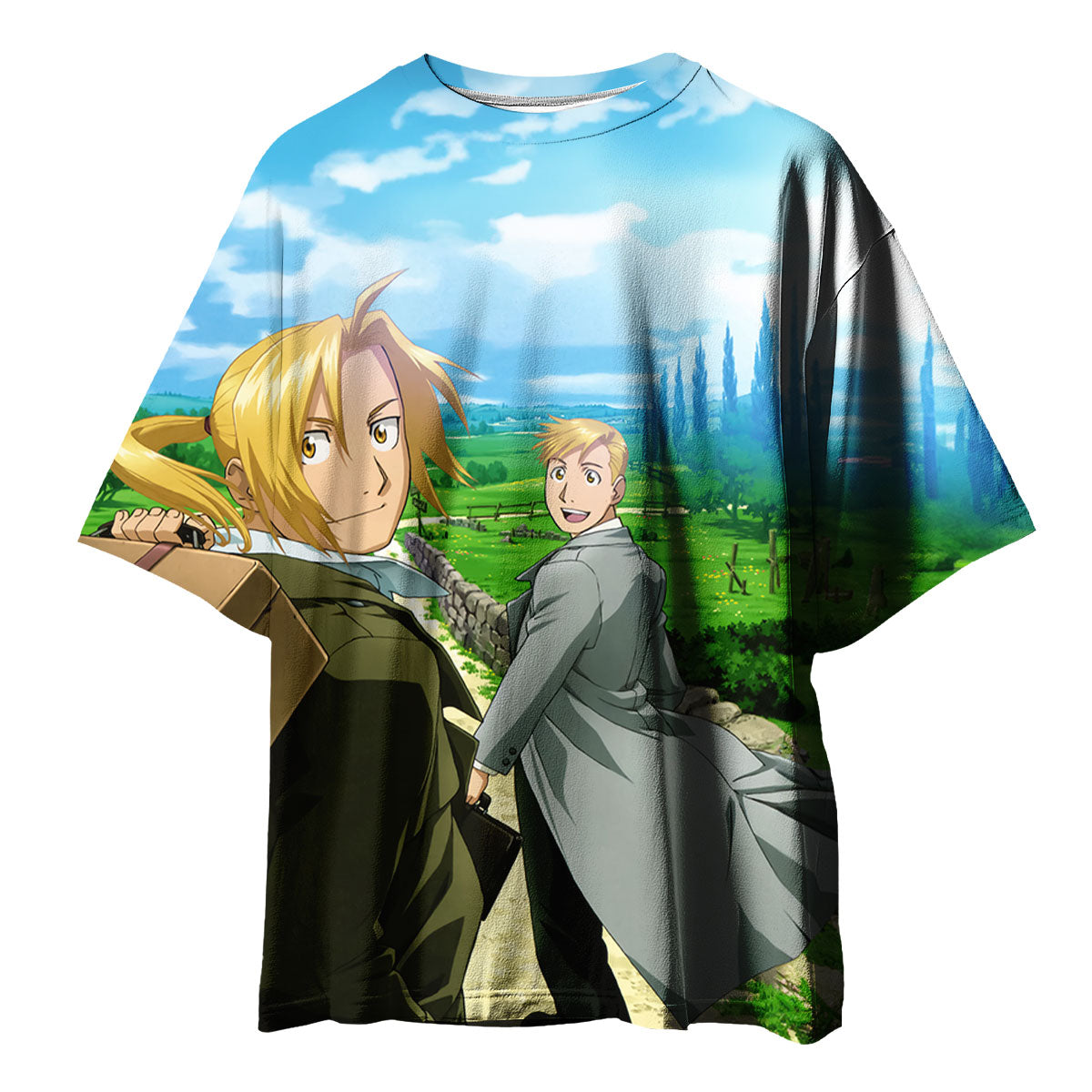 Fullmetal Alchemist Edward Alphonse Walking Path Anime Apparel