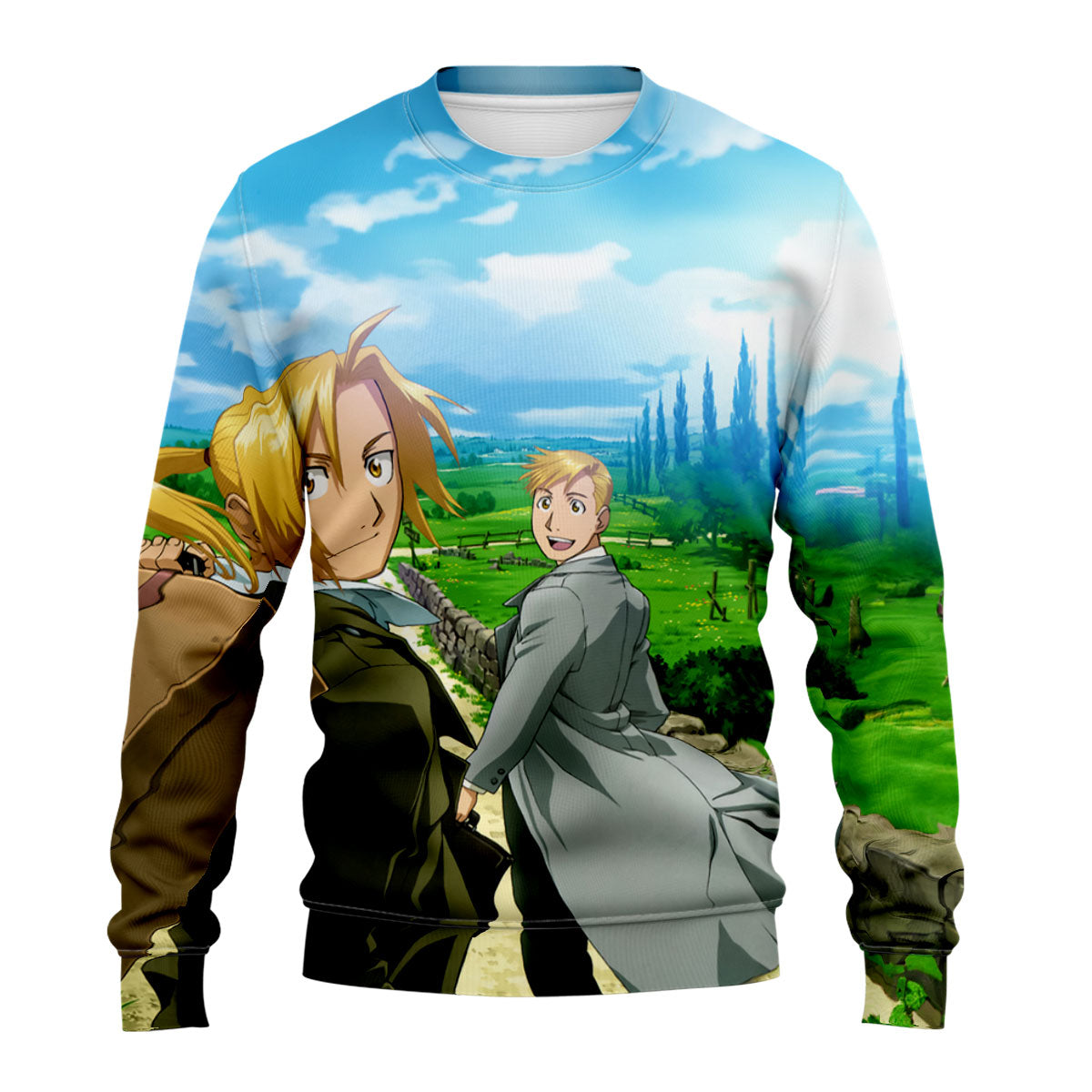 Fullmetal Alchemist Edward Alphonse Walking Path Anime Apparel
