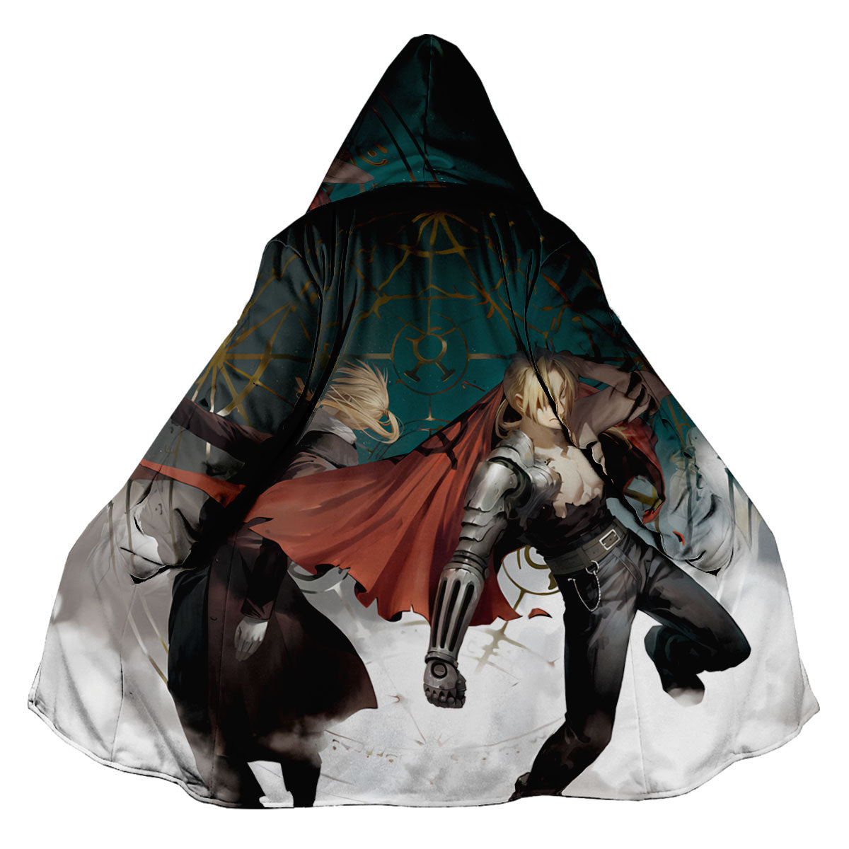 Fullmetal Alchemist Edward Automail Cloak Anime Apparel