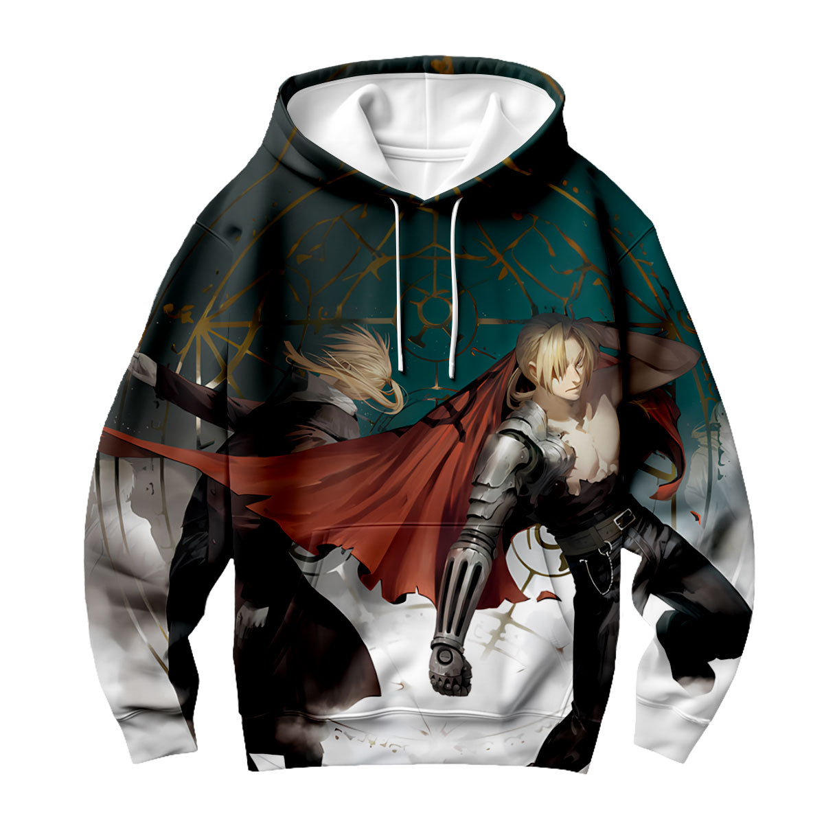 Fullmetal Alchemist Edward Automail Cloak Anime Apparel