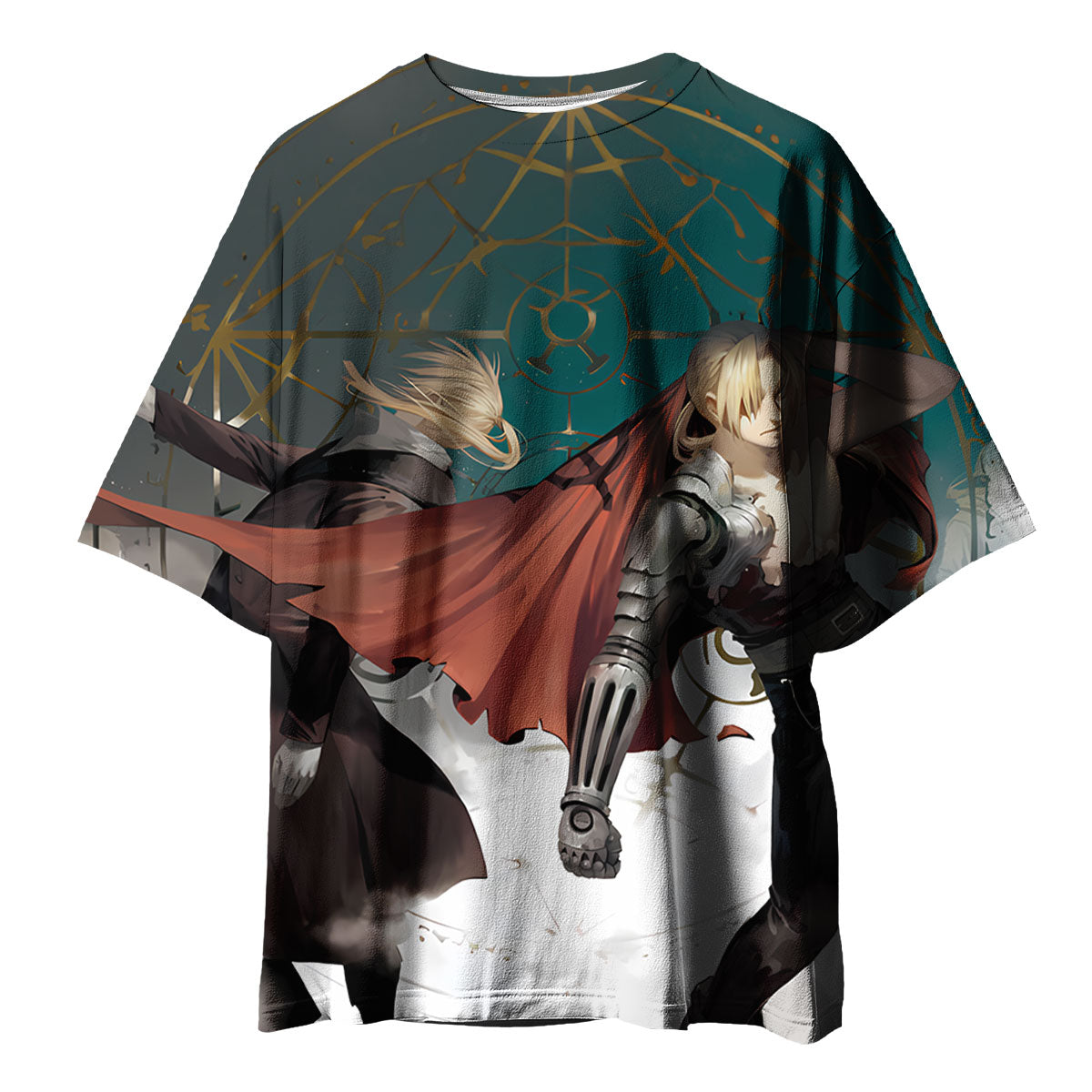 Fullmetal Alchemist Edward Automail Cloak Anime Apparel